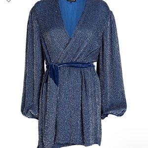 NWT Retrofete Gabrielle Sequin Mini Dress Size Medium